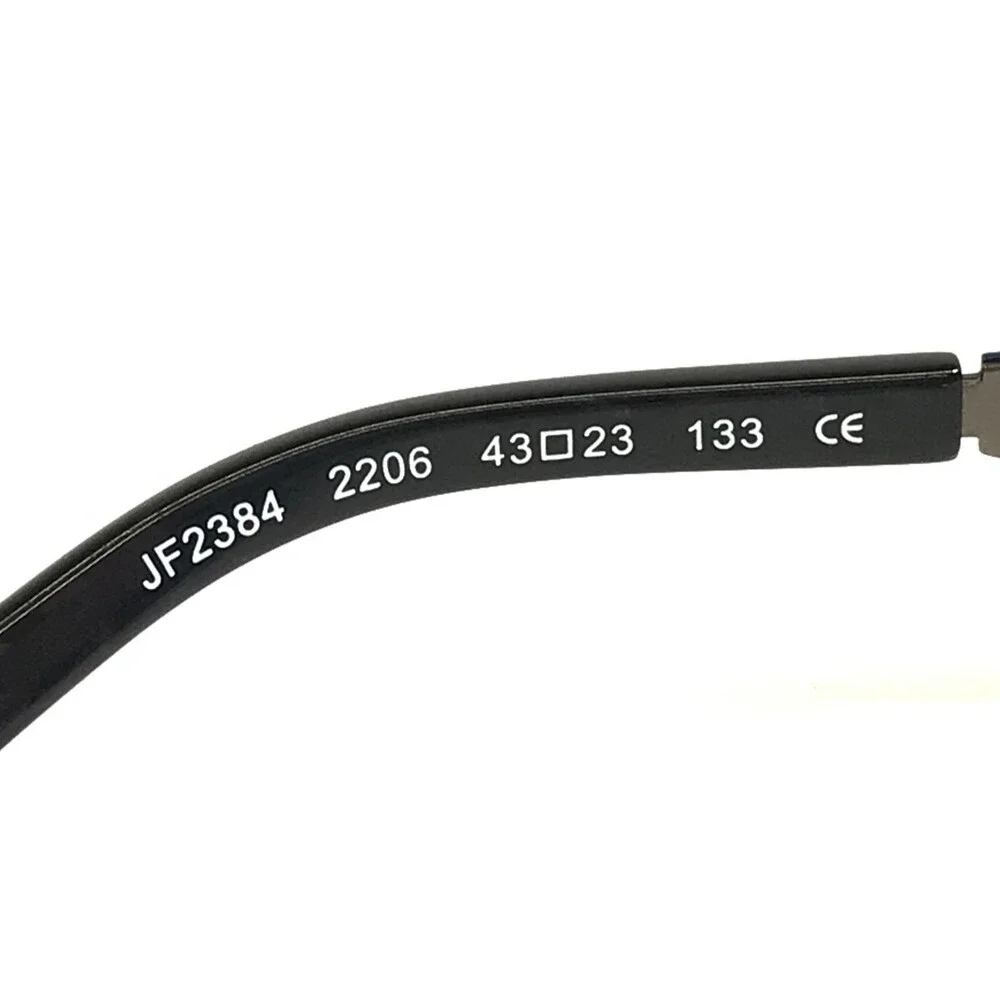 J.F. Rey Eyeglasses Frames JF2384 2206 Dark Blue Dark Gray Square 43-23-133